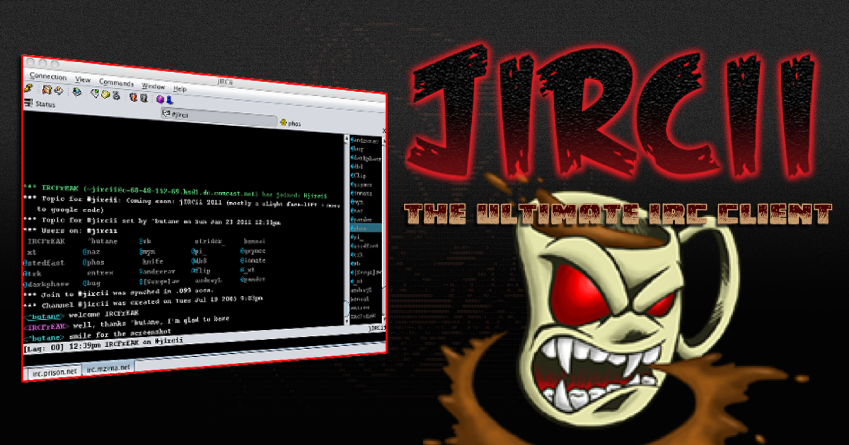 JIRCii – Java IRC Client
